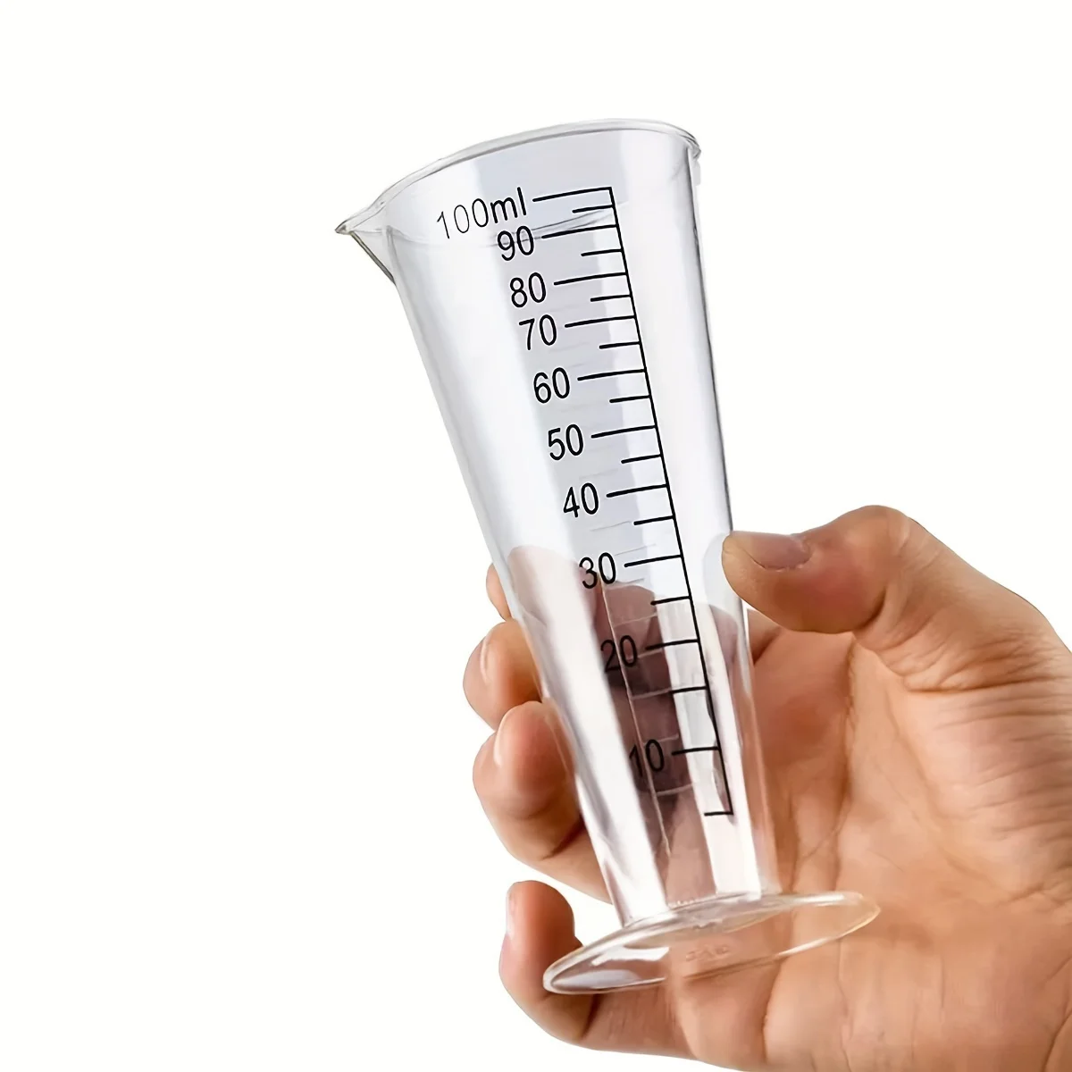 Copo Medidor de 100ml Livre de BPA com Escala, Ferramenta de Medição de Grau Alimentício para Cozinha, Confeitaria e Uso em Restaurantes