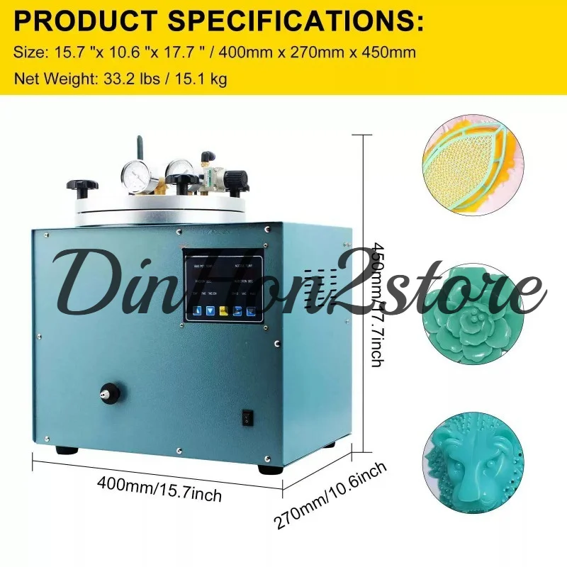 Digital Vacuum Wax Injection Machine, Jewelry Starting Automatic Wax Injection Machine Waxing Machine