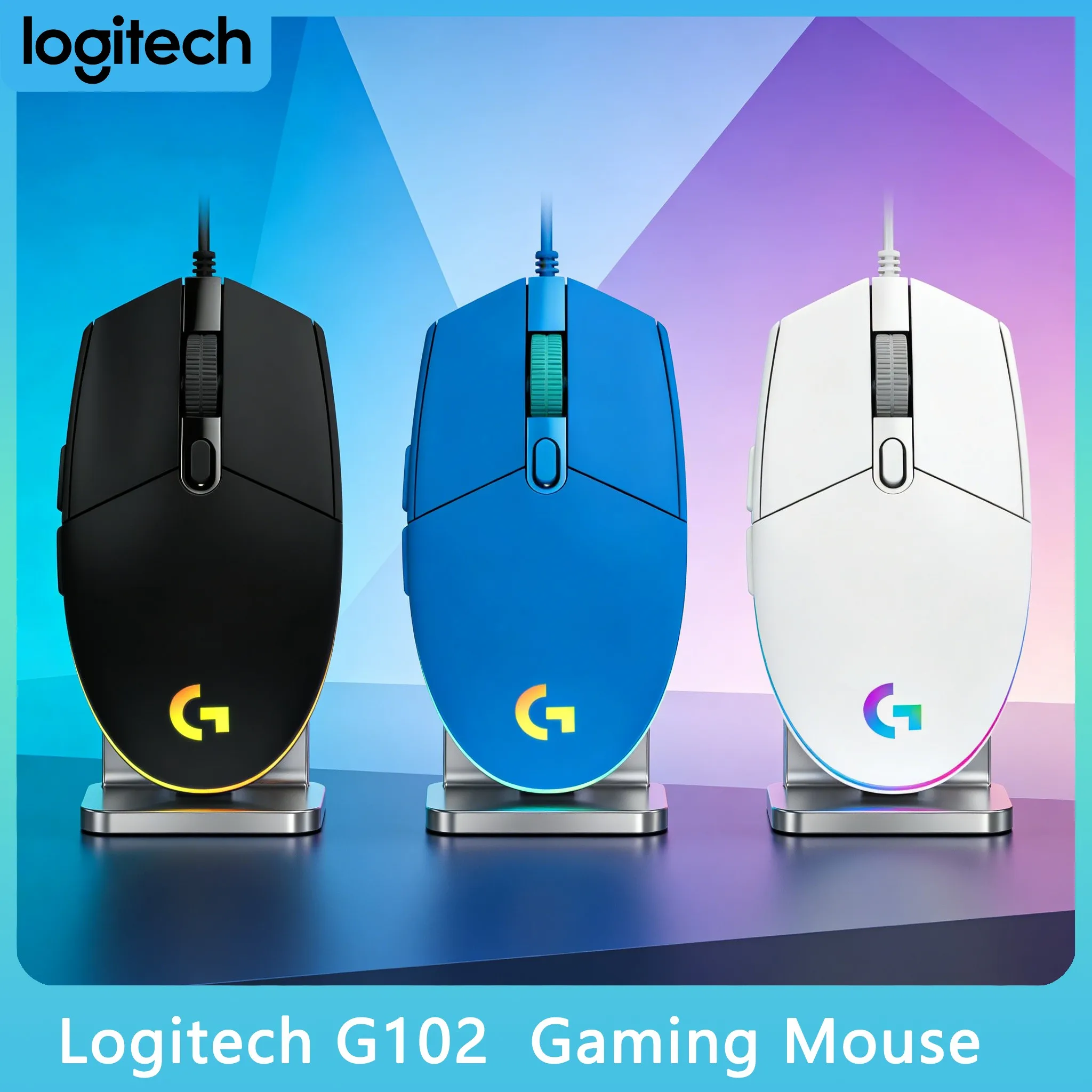 

Logitech G102 RGB LIGHTSYNC Mouse 16.8 Million Colors for Gamer