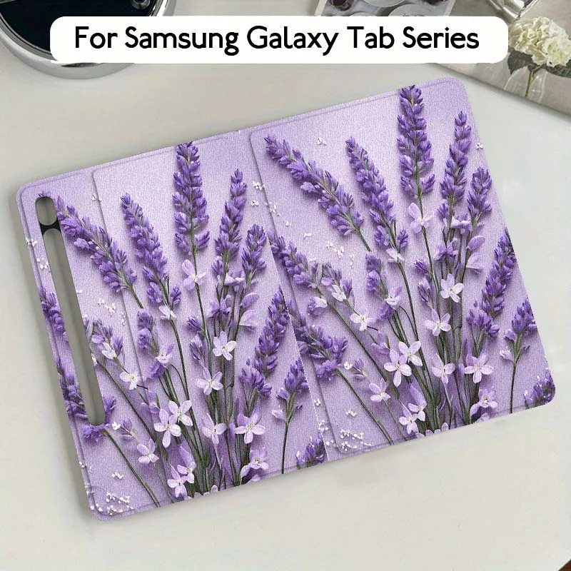 

Retro Flower Popular Pattern Gift For Samsung Galaxy Tab S10 S9 S8 S7 FE Lite Soft Flexible Support Tablet Case