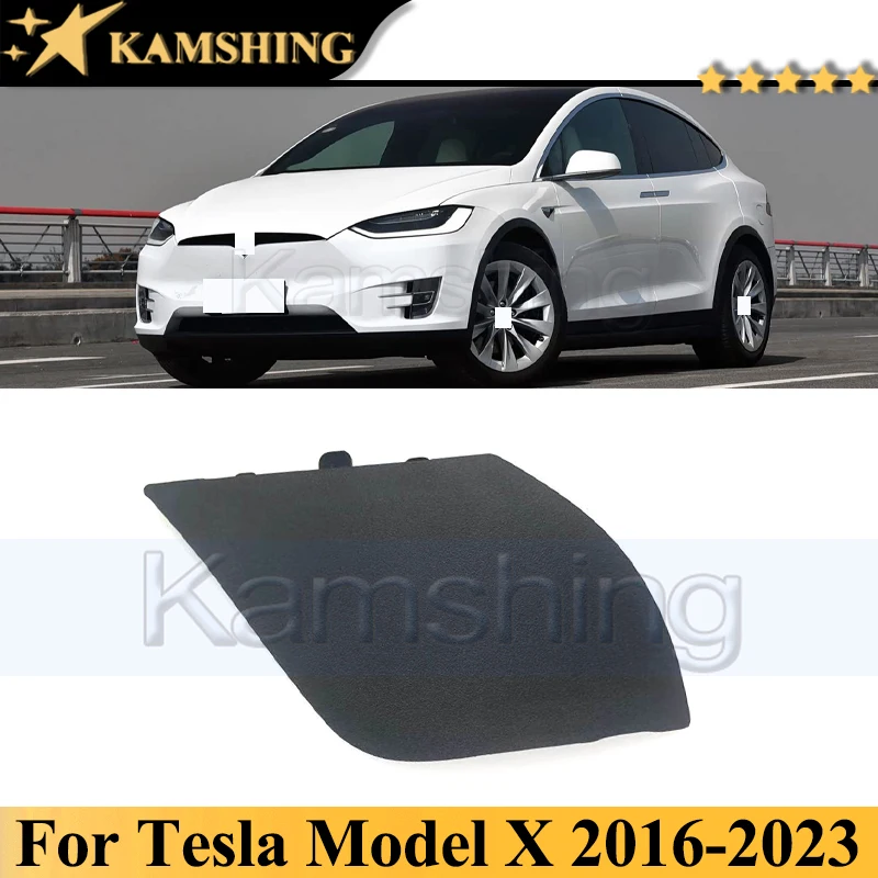 

Kamshing Front Bumper Tow Hook Cover For Tesla Model X 2016-2023 Front Trailer Cover Lid Tow Cap Shell 1057056-00-D