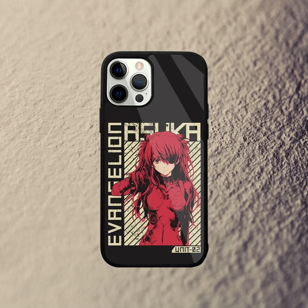 Anime A-Asuka Langley Soryu Phone Case For iPhone 16,15,14,13,12,11,Plus,Pro,Max Mini Magsafe Magnetic Wireless Charging