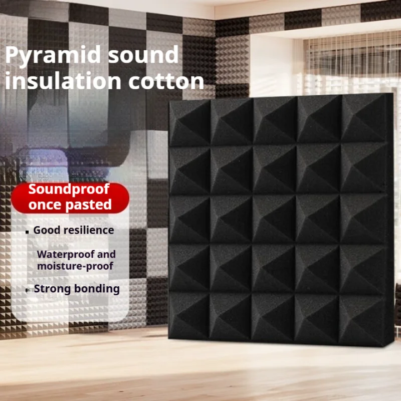 

30cm*30cm*5cm Acoustic Foam Panels Soundproof Foam Wall Panels Studio Soundproofing on The Wall KTV Room Sound Proof Foam