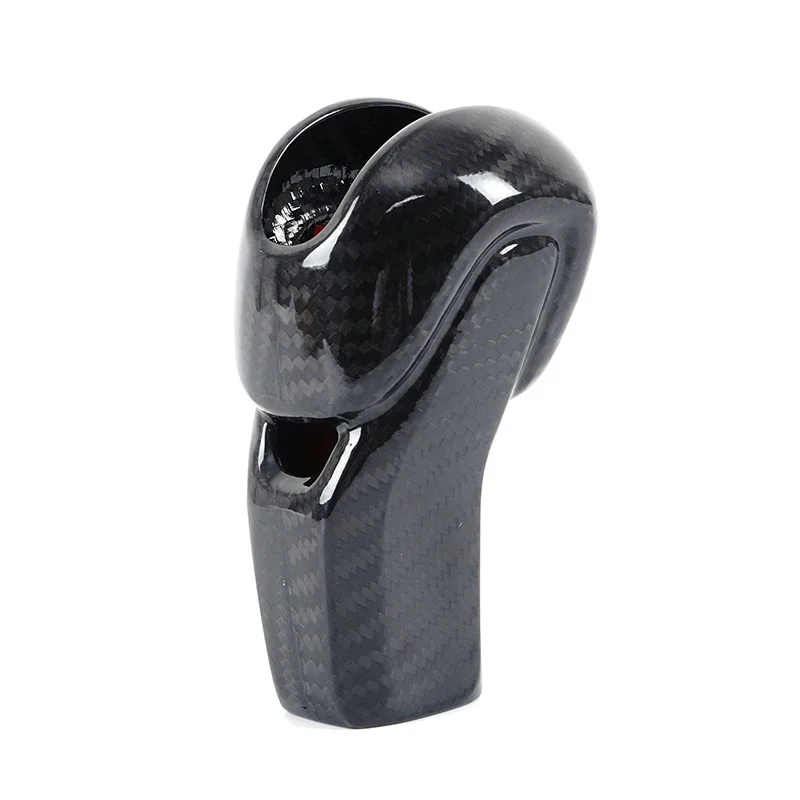 

For Porsche Macan 2022 Real Carbon Fiber Car Central Control Gear Head Gear Shift Head Cover Trim Interior Car Accessories