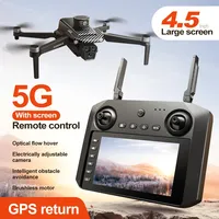 2025 New U99 GPS Drone 4K HD Dual Camera 5G Wifi Quadcopter Automatic Obstacle Avoidance Brushless Foldable Mini Plane Boys Toys