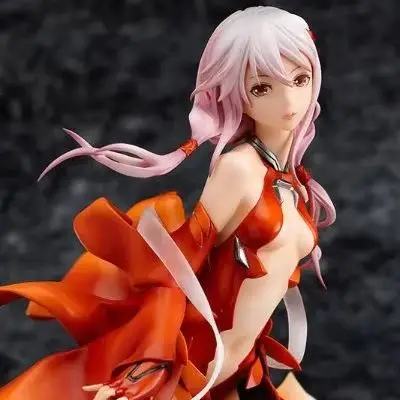 Brand New In Stock GSC Guilty Crown Inori 22cm Red Outfit Figure Lovely Collectible Gift For Anime Lovers Otaku Desktop Decor