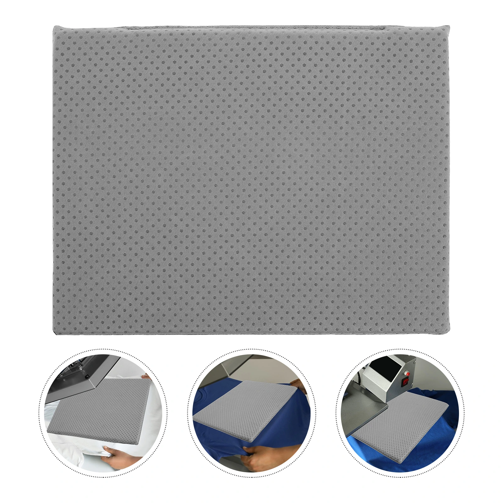 

High Temperature Resistant Silicone Mat Foam Cushion Pad For Heat Transfer Machine Elastic Insulated Reusable Thermal Printer