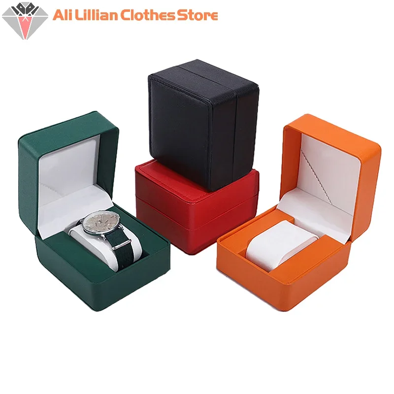 

Watch Storage Box, PU Display Case, Wristwatch Holder, Travel Jewelry Organizer, Men's Gift