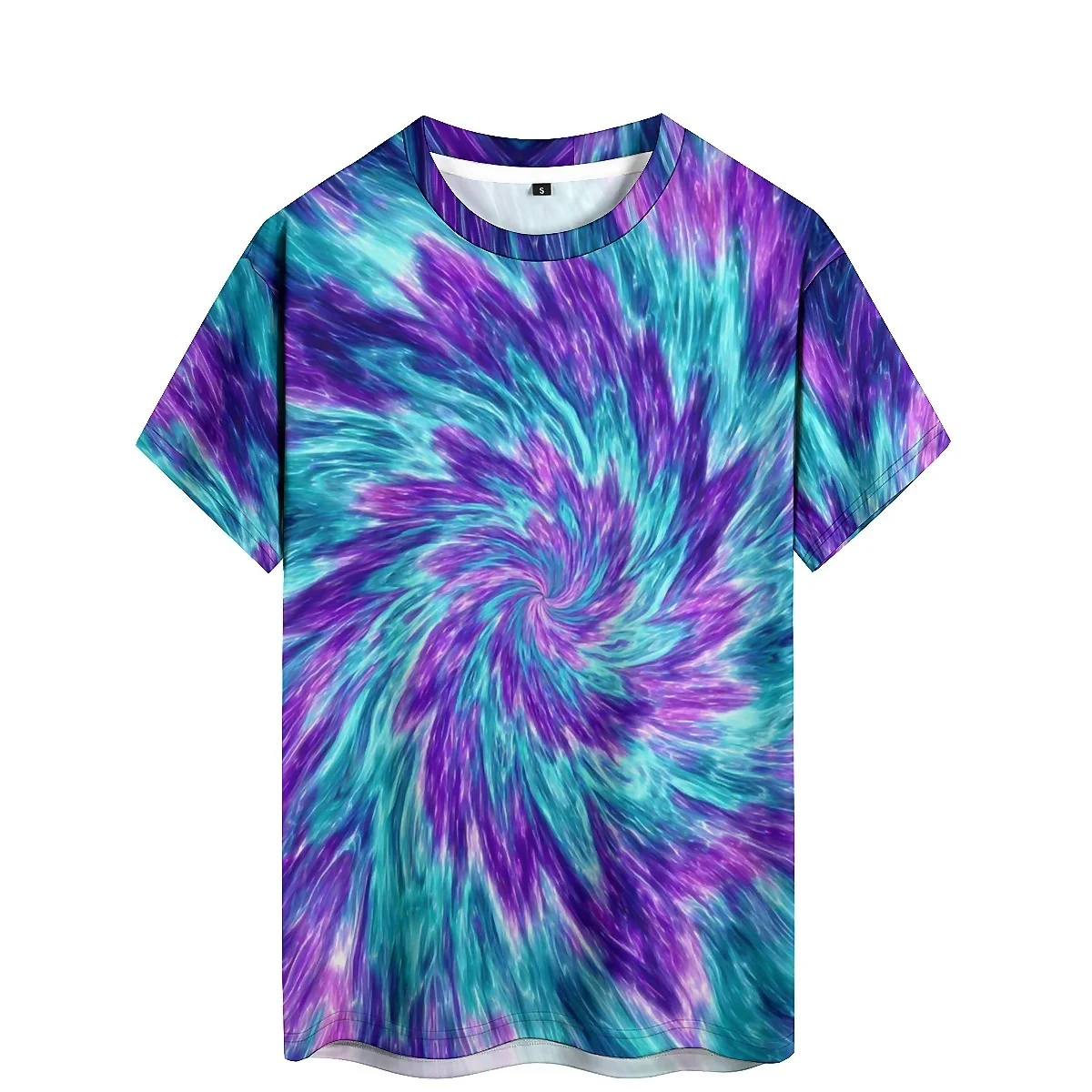 

Creative Men's 3D Printed Short Sleeve T-Shirt - Worker Full Print