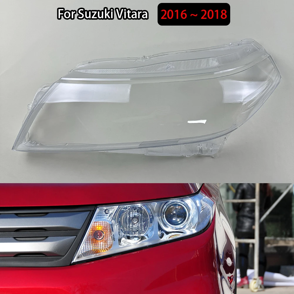 

Headlight Shade Transparent Lampshade For Suzuki Vitara 2016 2017 2018 Headlamp Cover Lamp Shell Headlights Lens