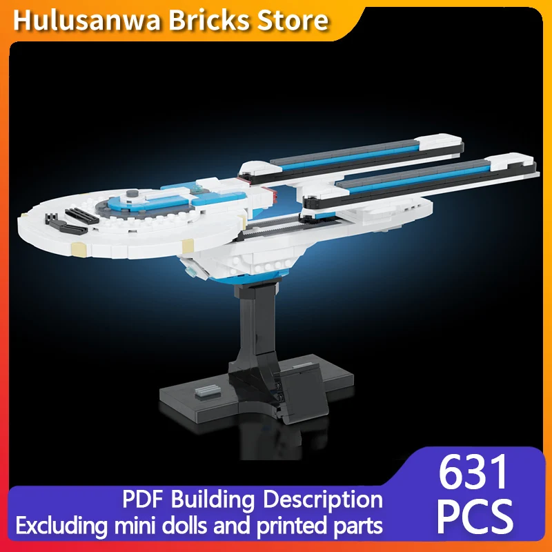 

Military Light Space Cruiser Model MOC Building Bricks War Equipment Modular Technology Gifts Holiday Assemble Children Toy Suit