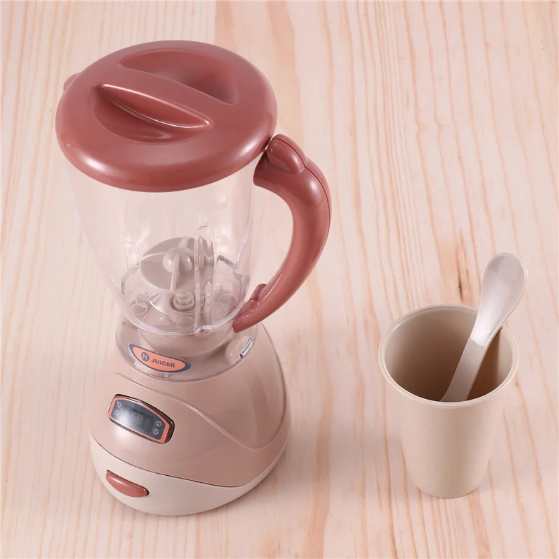 Yh129-1Se Máquina de jugo eléctrica de simulación doméstica, pequeños electrodomésticos para niños, juego de cocina para niños y niñas