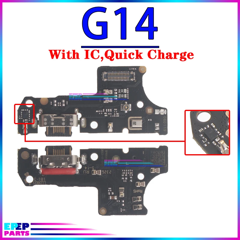 Usb Dock Charger Connector Ports for Motorola Moto G24 Power G34 G54 G64 G84 G13 G23 G53 G73 G04 G14 Charging Board Module Flex