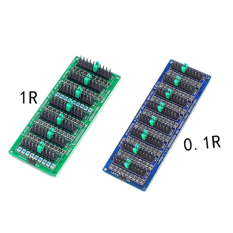 Programmable Eight Decade Resistor Board 0.1-9.9999999MΩ (0-10MS) Step Accuracy 1/2 W SMD Resistance Module 1R