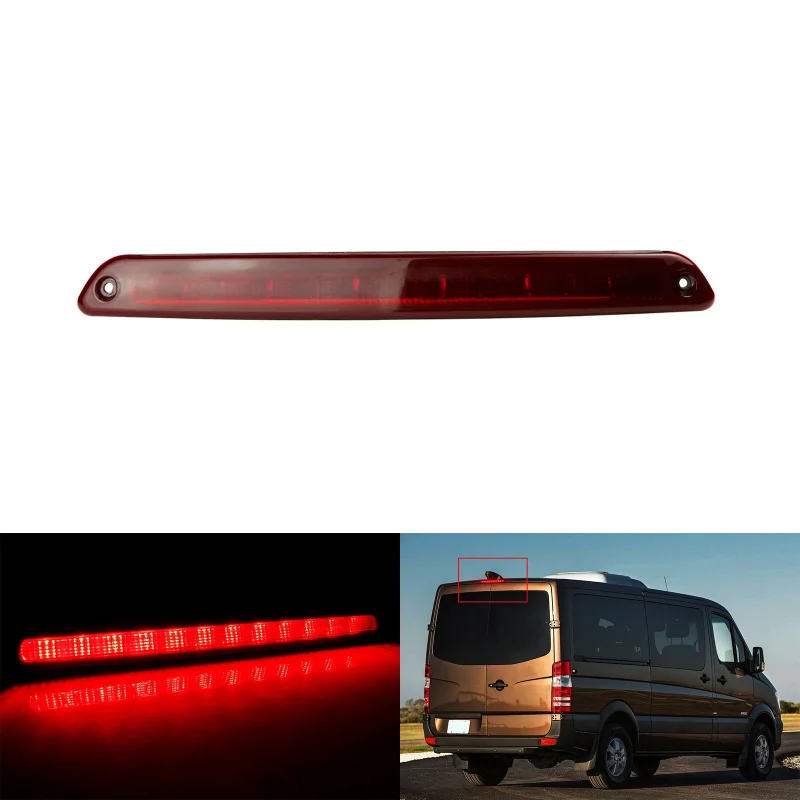 

LED Third Brake Stop Light Third Brake Tail Light Rear High Mounted Stop Lamp For Mercedes Sprinter 2006-2017 VW Crafter 06-2016