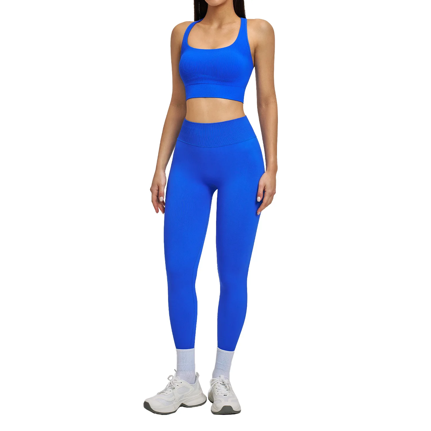 

Maxdutti Yoga Set, I-shaped Beautiful Back, Tight Fitting Fitness Suit, High Elasticity Running Sports Set, Women's Woman Clothe