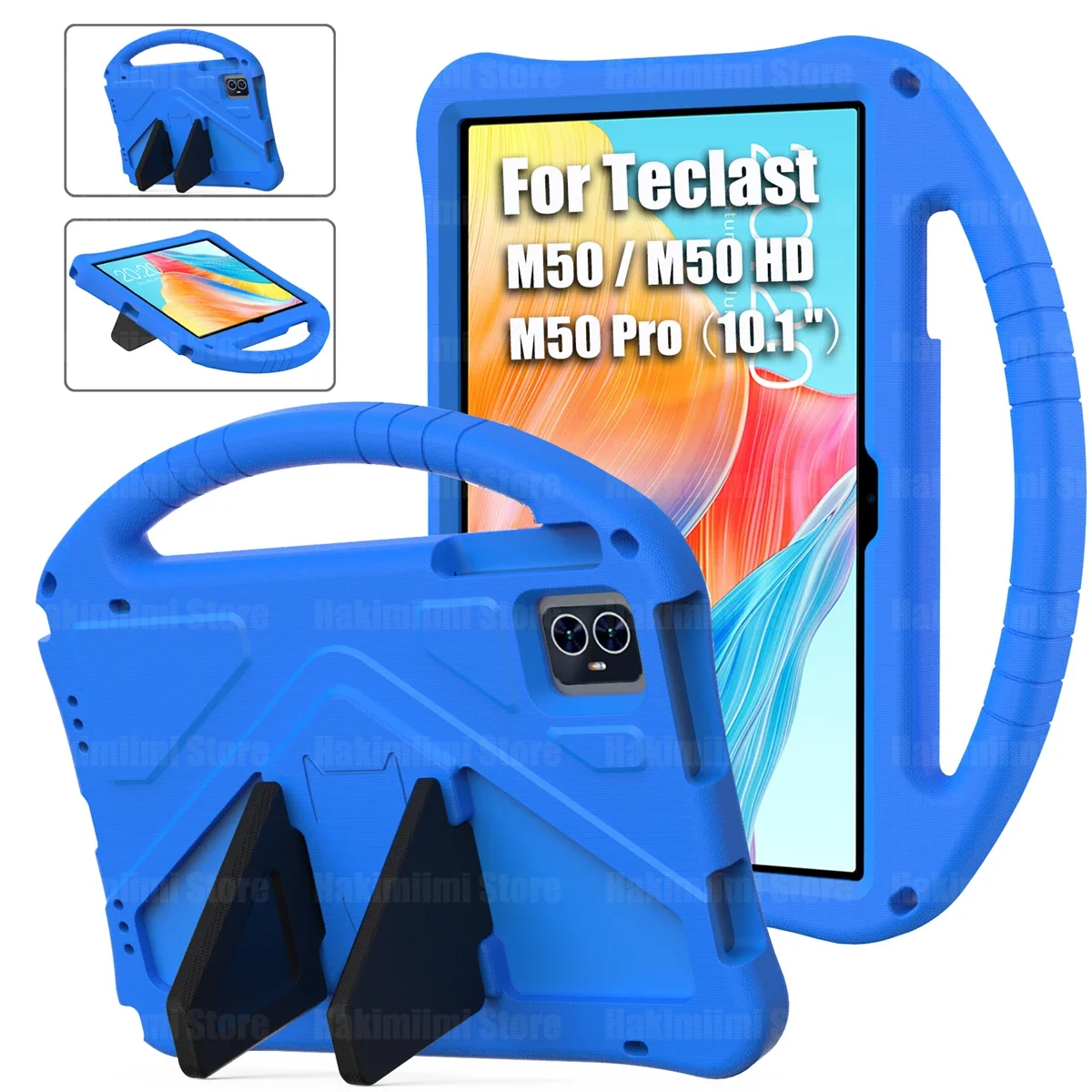 For Teclast M50 M50HD M50Pro 10.1 Inch 2023 Tablet Case for Kids Durable Shockproof Kid-Proof Handle Stand Protective Cover