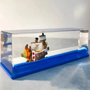Ir feliz navio pirata fluido líquido uma peça mil navio ensolarado barco flutuante deriva barcos figura decorações brinquedos presentes 8 principais vendas flutuante nautico - №7