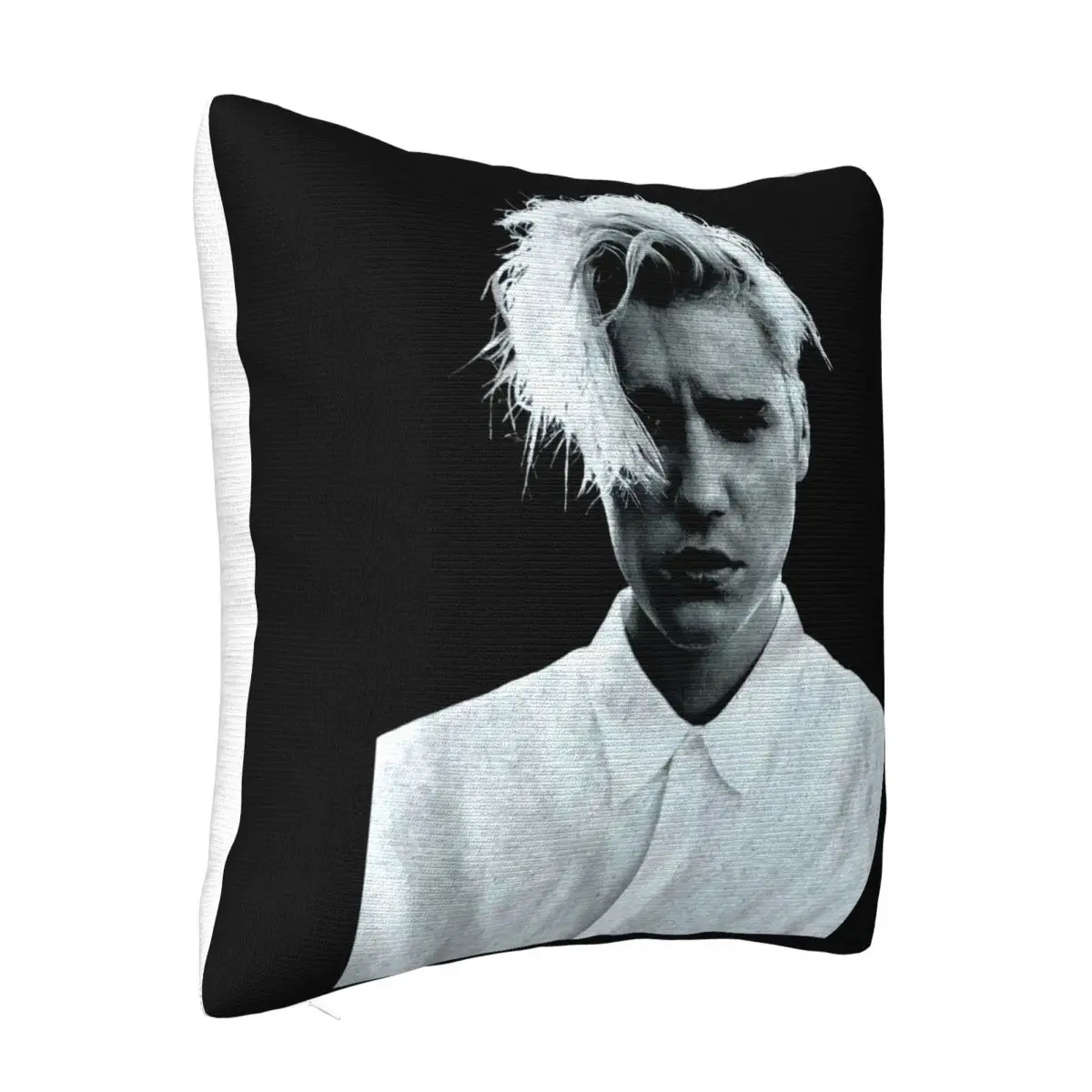 Justin Bieber Black White Photo Purpose Tour Merchandise Cotton Animal Personality Pillow Case