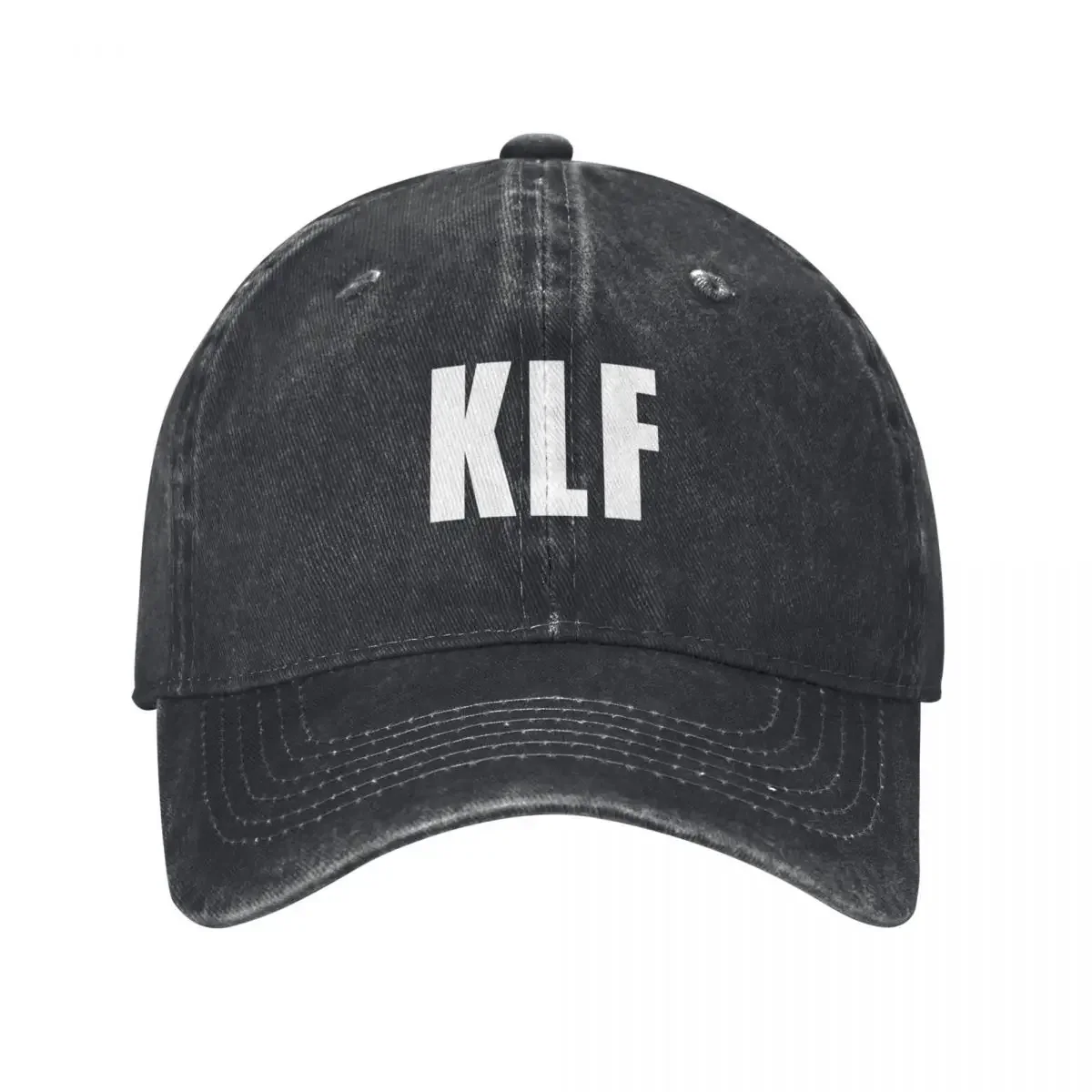 KLF (Letters Only, white) Baseball Cap beach hat Hat Man For The Sun For Men Women's