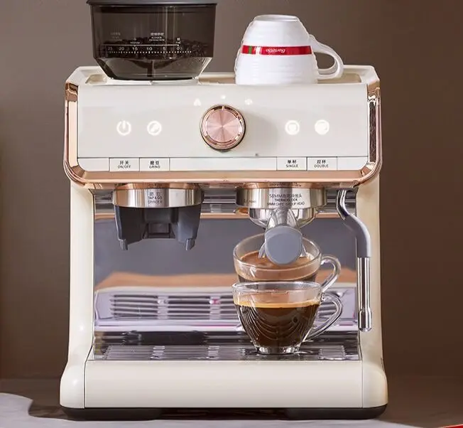 

Mini Semi-Automatic Breville Espresso Grinder 20 Bar Mirca Propane Coffee Bean Machine