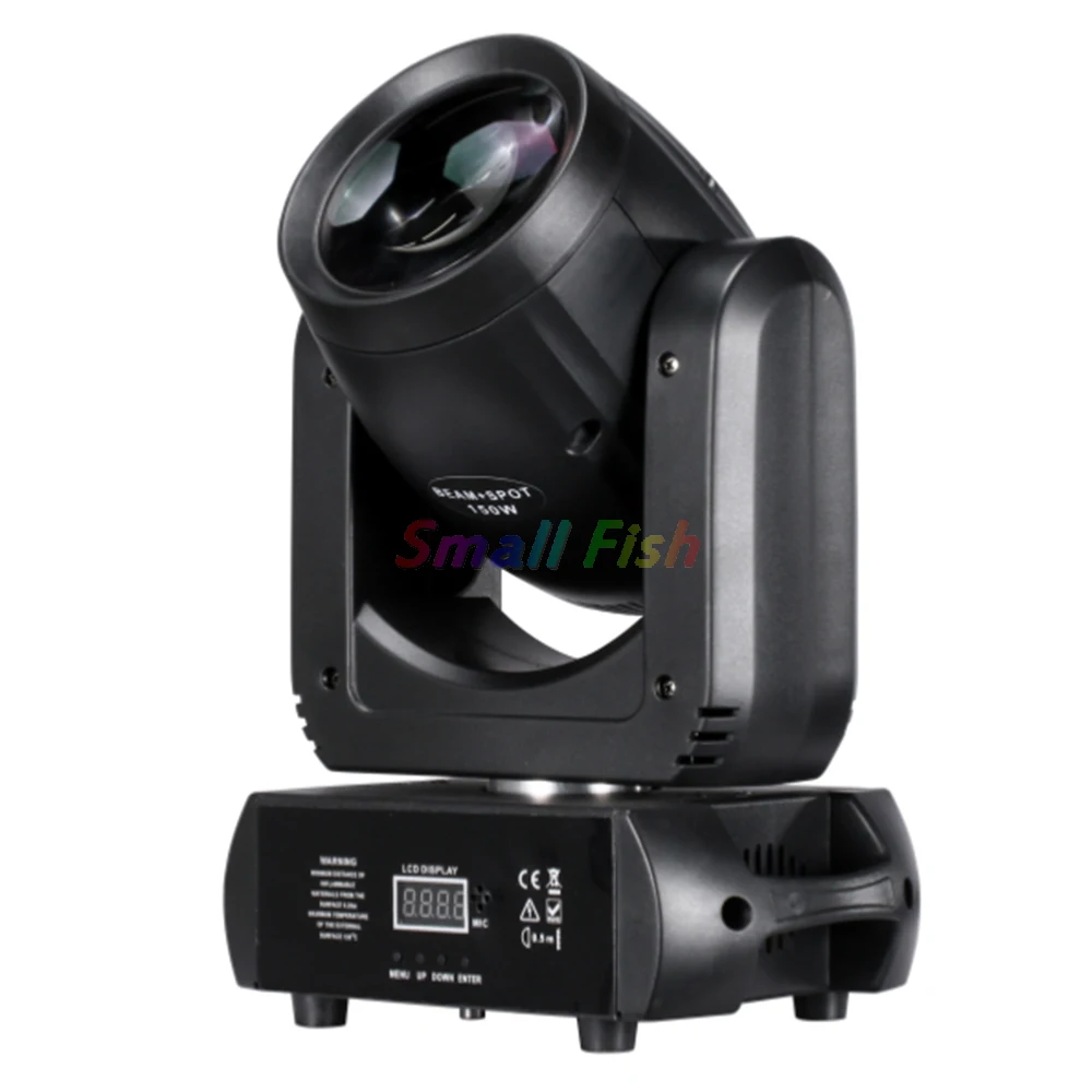 Imagem -04 - Led Moving Head Beam Spot Lamp Controle Dmx 18 Prismas Casamento Holiday Party Iluminação Palco dj Disco Gobo Strobe Lamp 150w Pcs