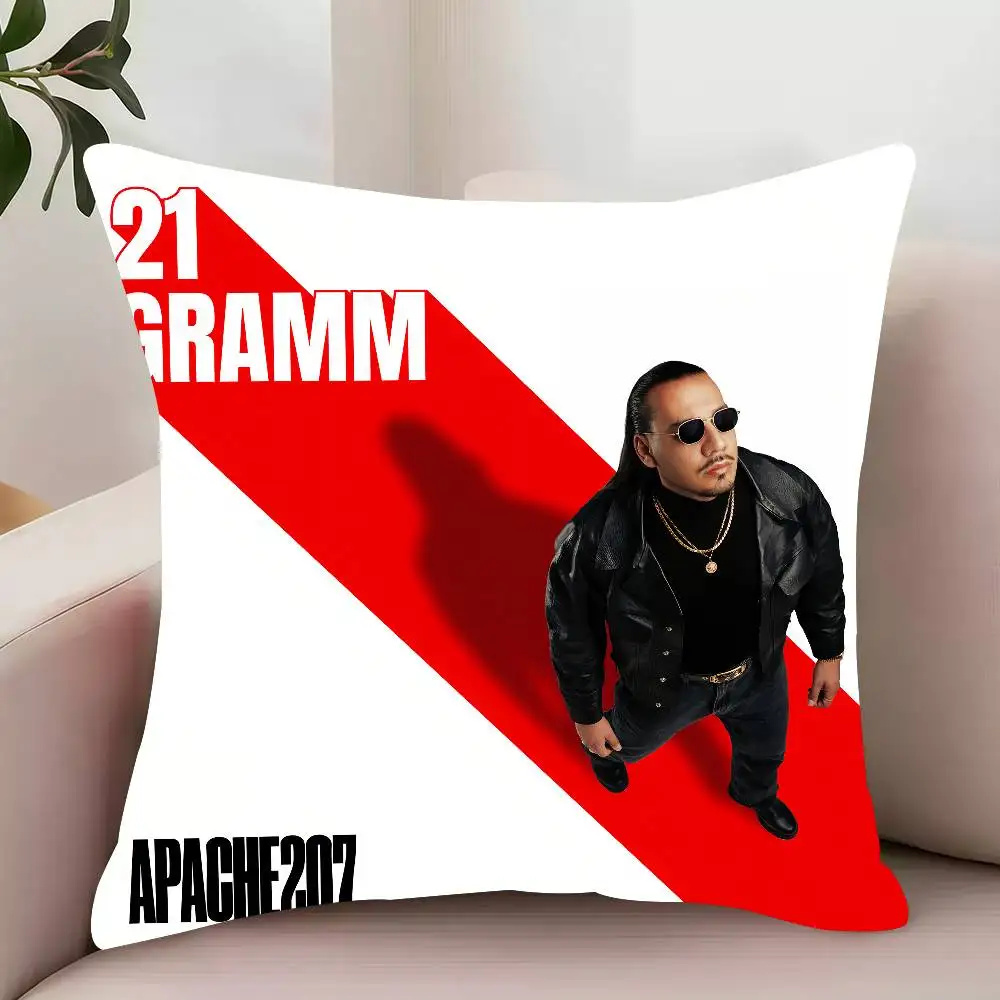 Rapper A-Apache 207 21 Gramm Pillow Case Decor Protective Covers Comfortable soft for Sofa Living Room Home office
