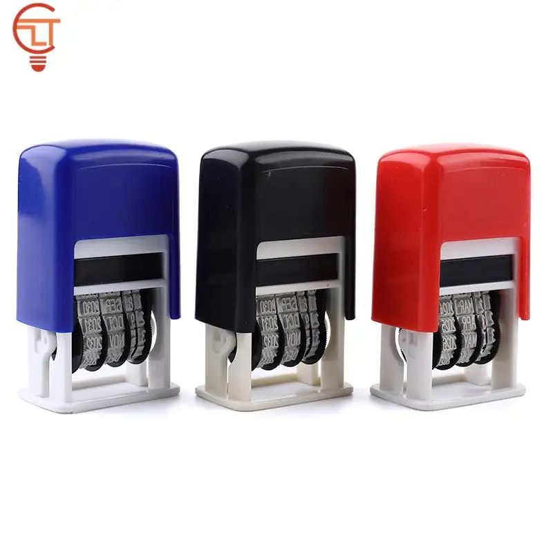 1Pcs Mini Self-inking Date Stamp Day / Month / Year 4mm