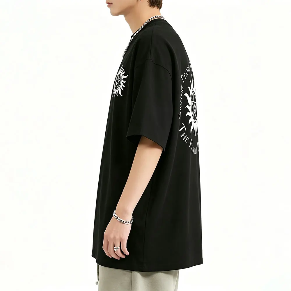 

TV Play Supernatural Saving People Hunting Things The Family Business T-shirt Men Women Casual Oversized Short Sleeve T Shirts
