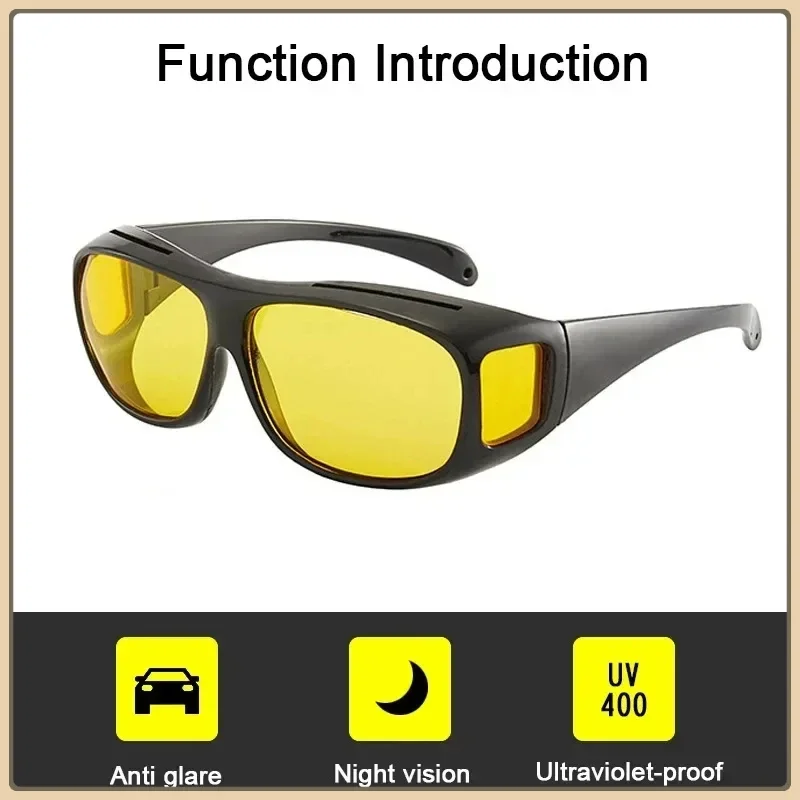 

Night Vision Sunglasses Car Night Driving Glasses Driver Goggles Unisex Sun Glasses UV Protection Sunglasses Eyewear