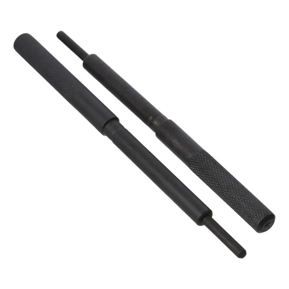 2 Pcs Dia: 5mm and 5.5mm Engine Valve Guide Tool Metal Dark Gray Grinding Stick Lapping Tool