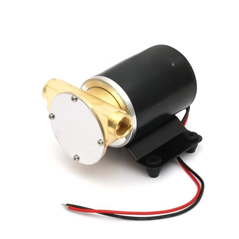 DC Self Priming Bilge Impeller Pump, Large Flow Marine Yacht Deck Wash Pump, Engine Cooling Circulation Impeller Water Pump