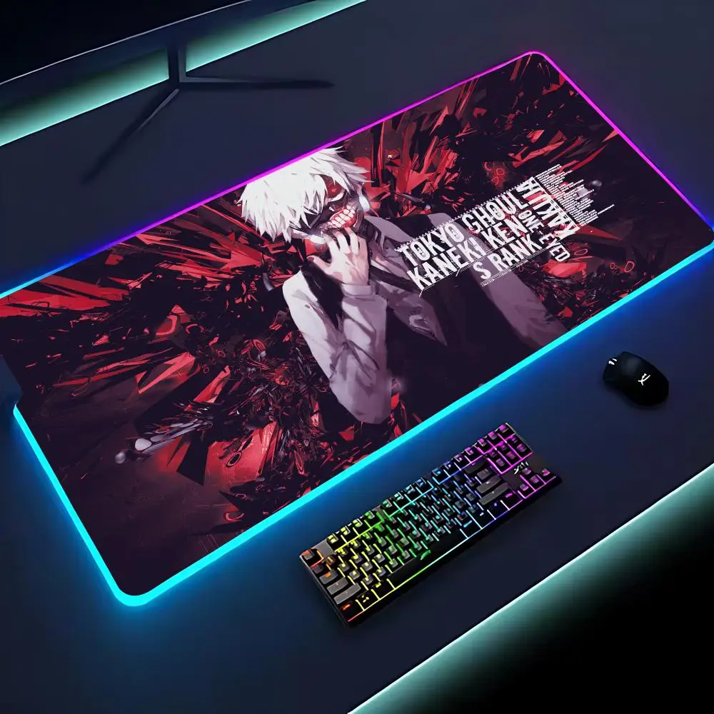 Tokyo Ghoul Dark Fantasy Mouse Pad Keyboard Cover Desk-mat Colorful Surface Multi-size World Computer Gamer