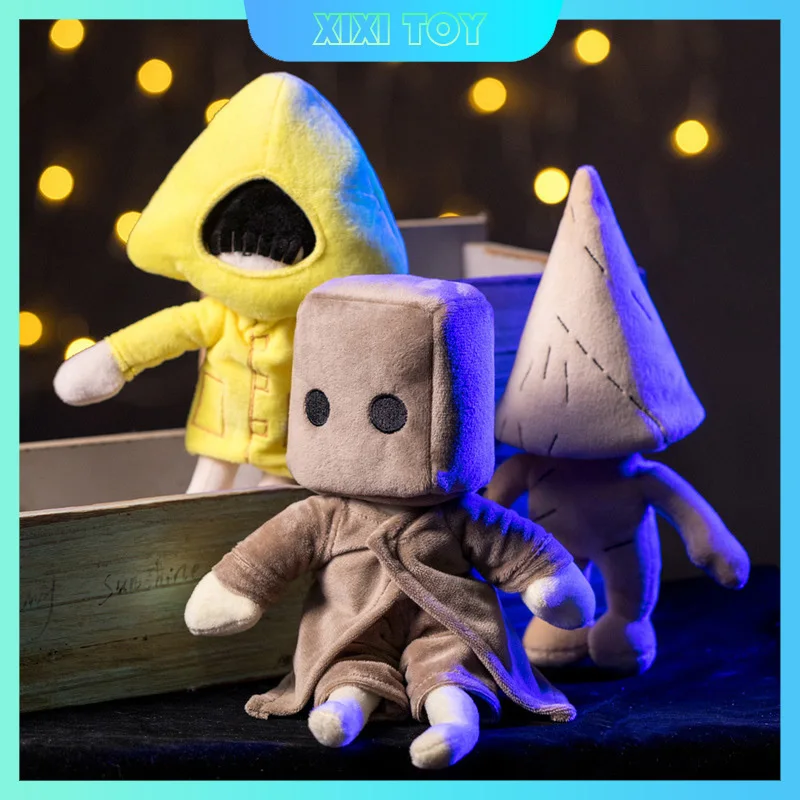 Little Nightmares 2 Mono Six Game Peripheral Plush Collectible Collectible Cute Home Decoration Doll Toy Ornament Christmas Gift