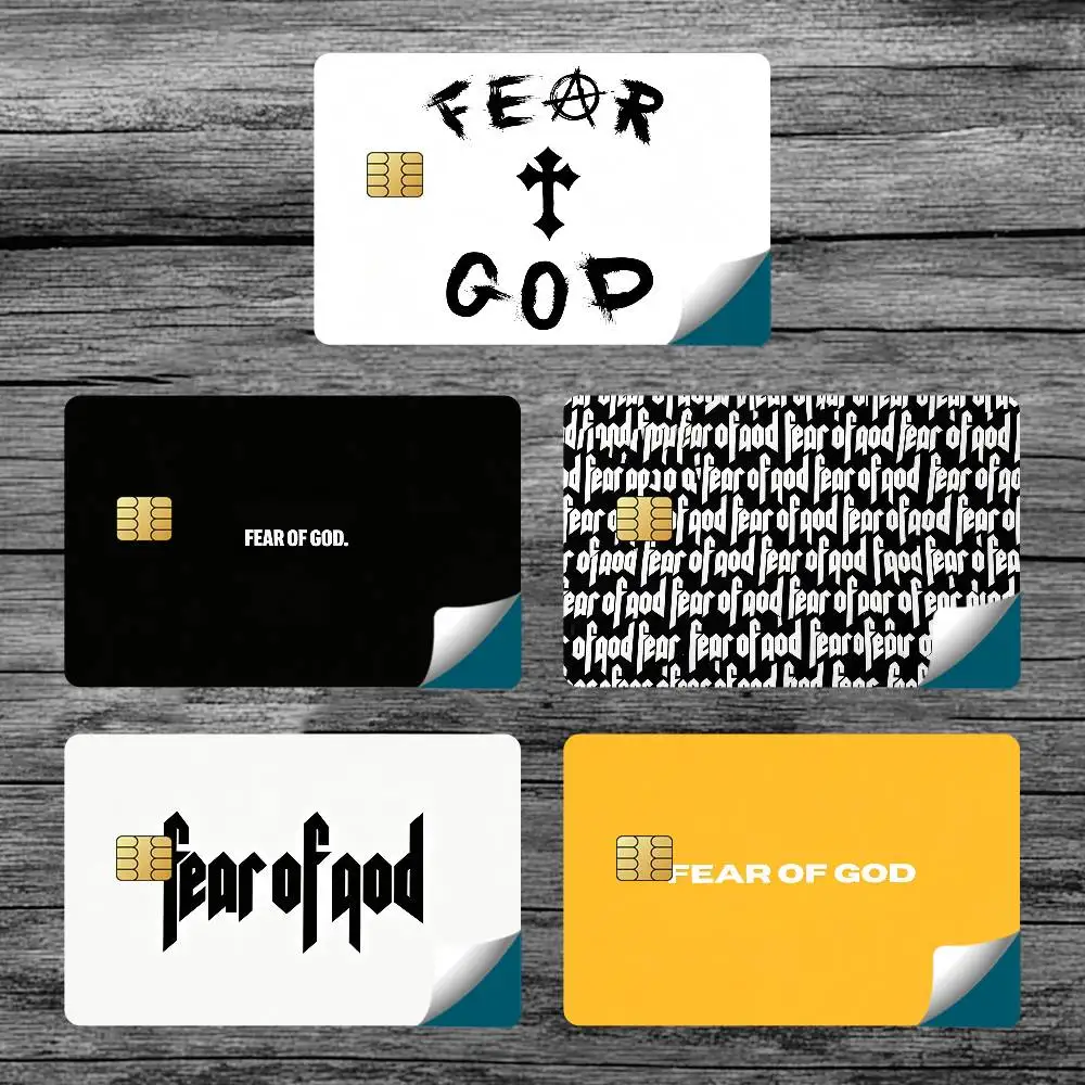 Fashion F-FOG Brand Card Stickers for Bank Access Protective Waterproof Film Cover Sticker Surprise Gift