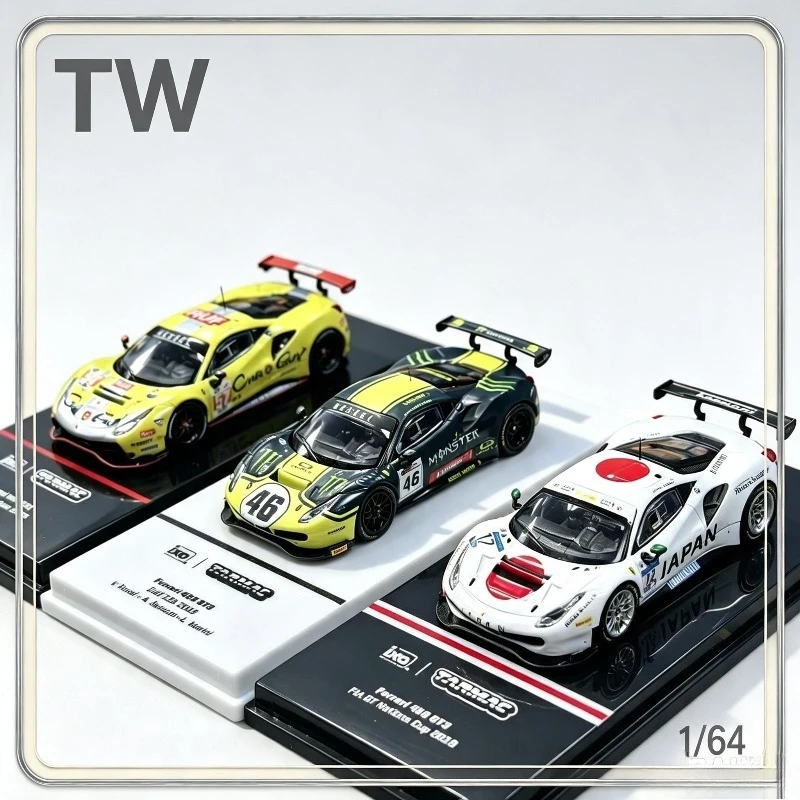 in-stock-tarmac-works-1-64-alloy-488-gt3-racing-car-simulation-car-model-figurine-collectible-display-item-boys'-gift