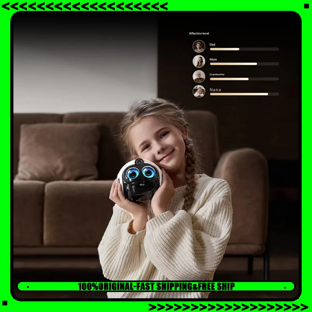 Enabot EBO Max Smart Robot Anthropomorphic Interaction Patrol Nursing Robot Automatic Recharge Accompany Elderly Children Gifts