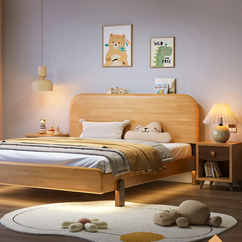 

Luxury Toddler Children Beds Twin Wooden Beds Baby Children Beds Princess Boys Camas Infantiles Baby Crib Bed Furniture BL50CB