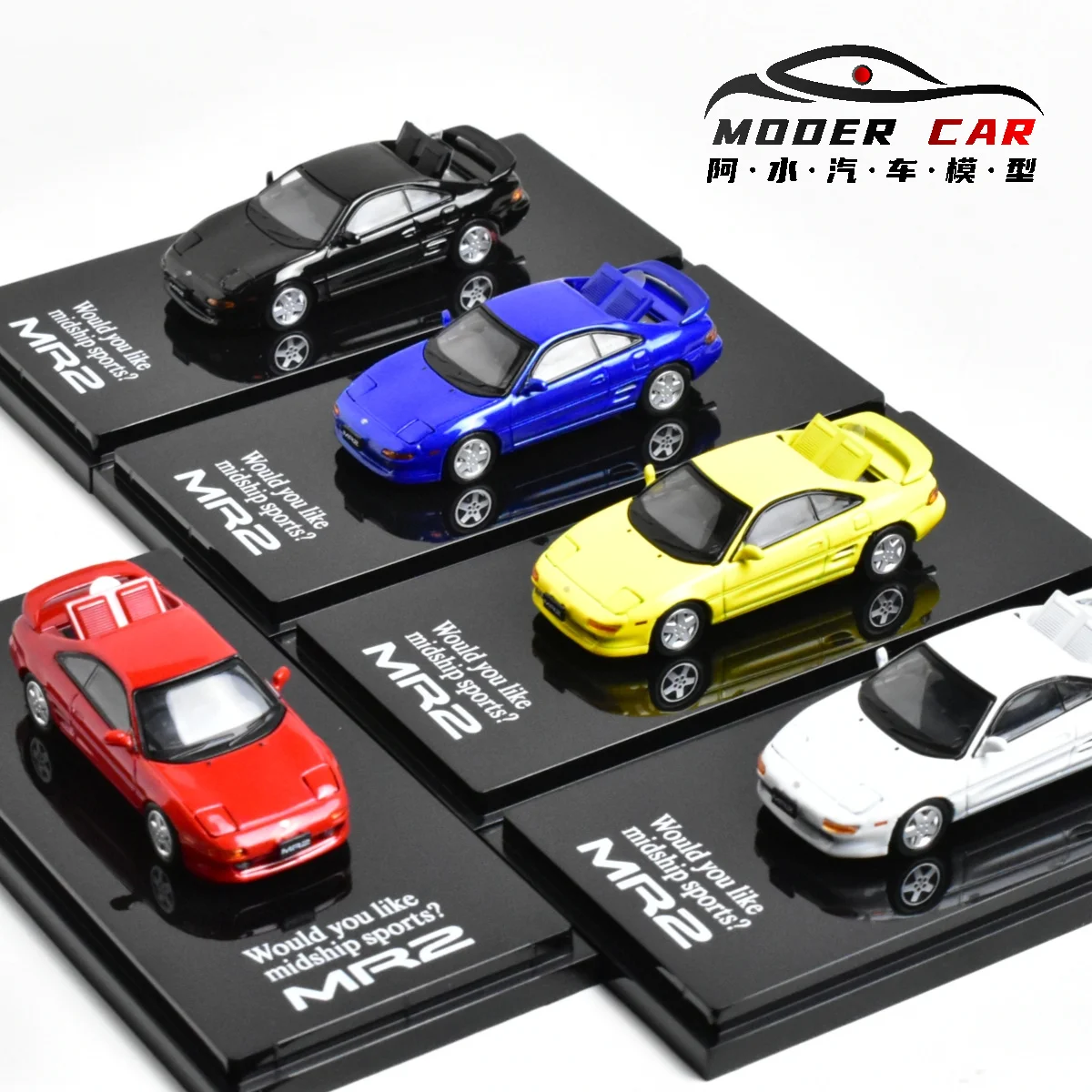 

Литая под давлением модель автомобиля Hobby Japan HJ 1:64 MR2 GTS SW20