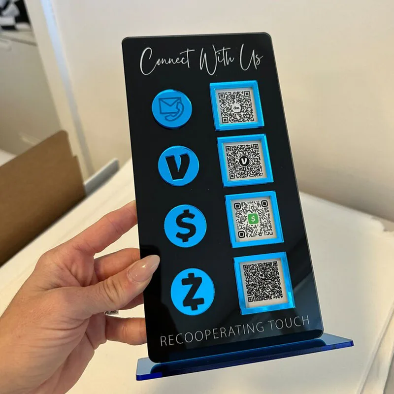 علامة رمز الاستجابة السريعة متعددة الوظائف قابلة للتخصيص مع نداء جمالي لترويج الوسائط الاجتماعية للأعمال تقبل الدفعات المثالية #4