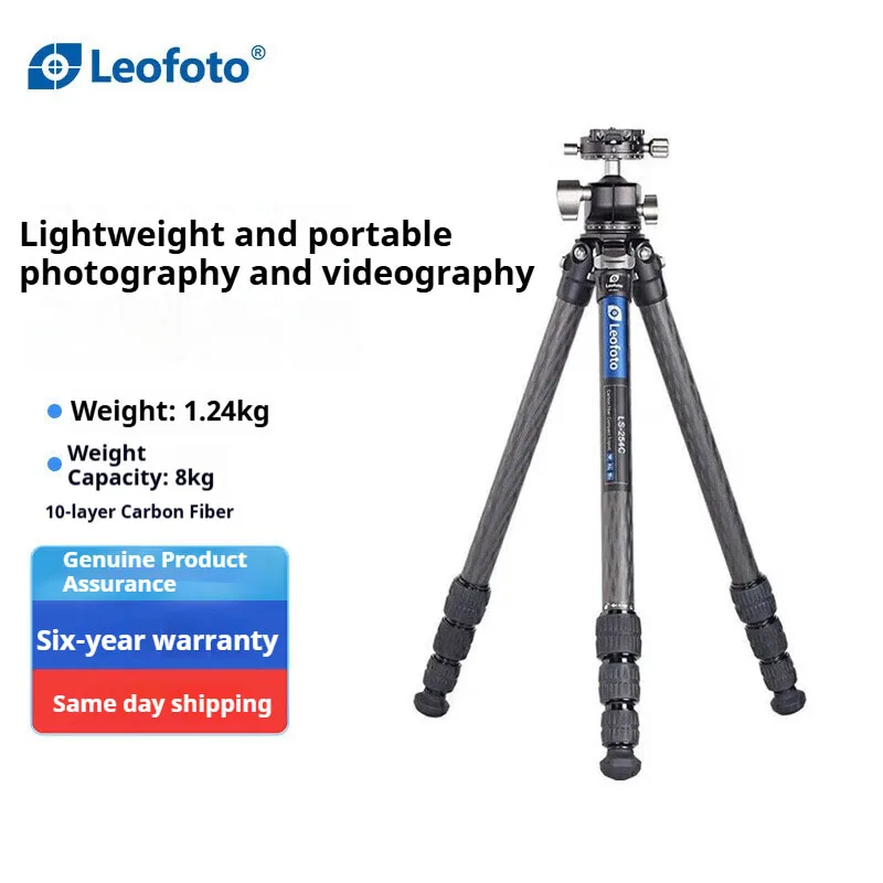 

Leofoto LS-254C+LH-30R Portable Center Column-Free Carbon Fiber Tripod with Camera/Video Head