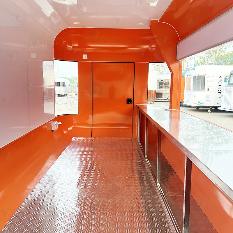 Good Quality Mobile Food Trailer MilkTea Shop Snack Fully Equipped Custom Cheap Bakery Food Truck