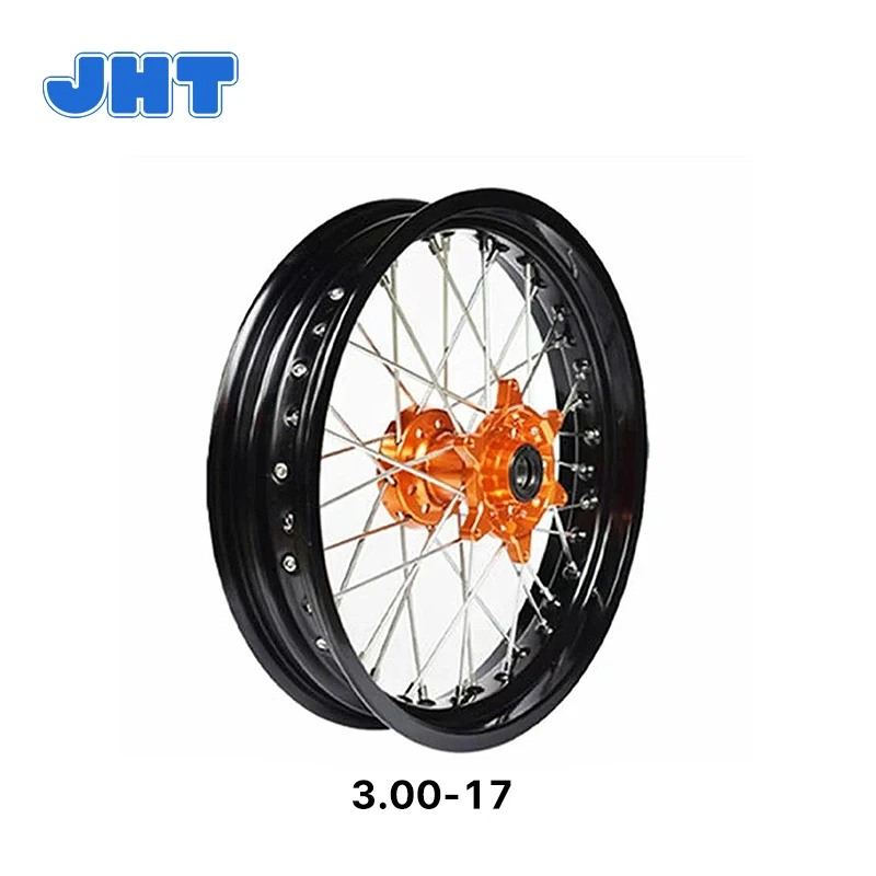 Xinyuan x26 Hengjian S5 keweisi KTM, conjunto de cubo de neumático deslizante de fusión en caliente reacondicionado, 17 pulgadas, motocicleta todoterreno