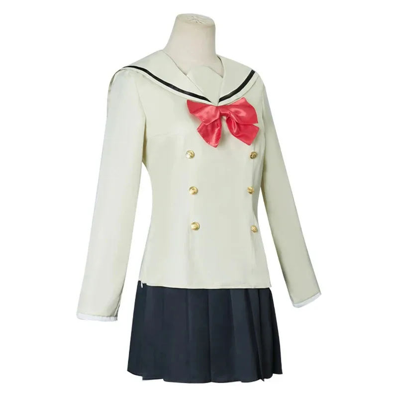 Qq38Ikuyo Anime Bocchi The Rock Ikuyo Kita Cosplay JK Peruca Vermelha Saia Meias Cos Uniforme para Meninas Wom