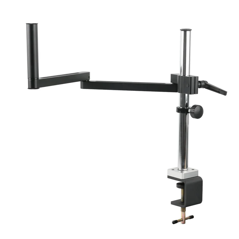 Industrial Lab Adjustable Direction Articulating Clamp Holder Bracket Support Arm 50mm 76mm Microscope Stand For Video Camera