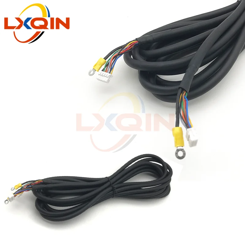 LXQIN Printer Senyang board 9 pins long single cable for Epson i1600/i3200/4720 eco solvent printer different size machine