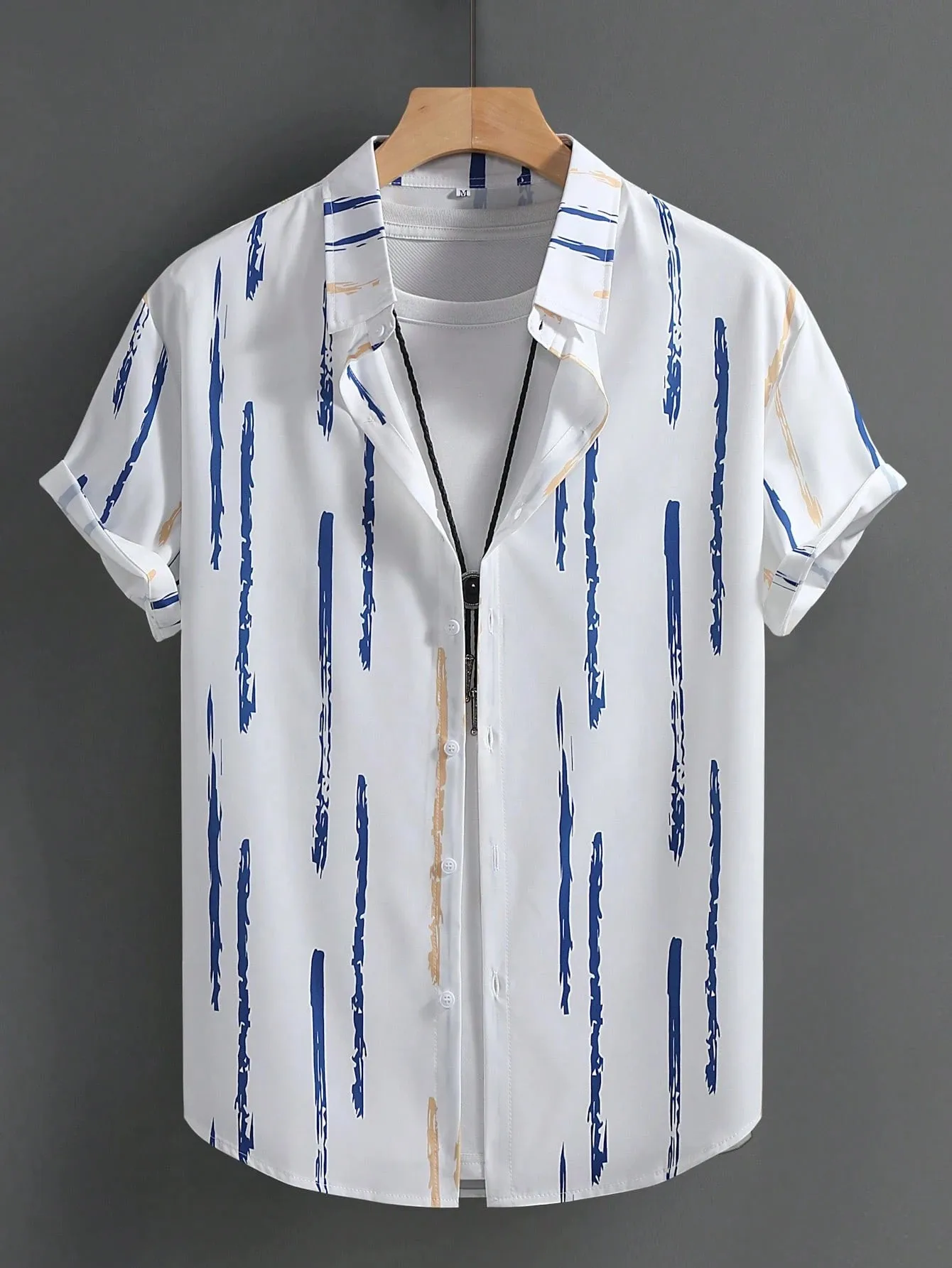 

2026 Summer Men's Shirt - 3D Printed Design Breathable Lightweight Stylish and Comfortable Outdoor Men's Fashion