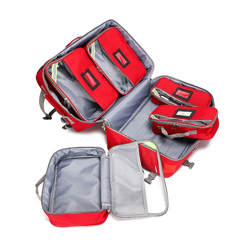 Waterproof large capacity logistics support medical backpack sampling and testing backpack outdoor rescue