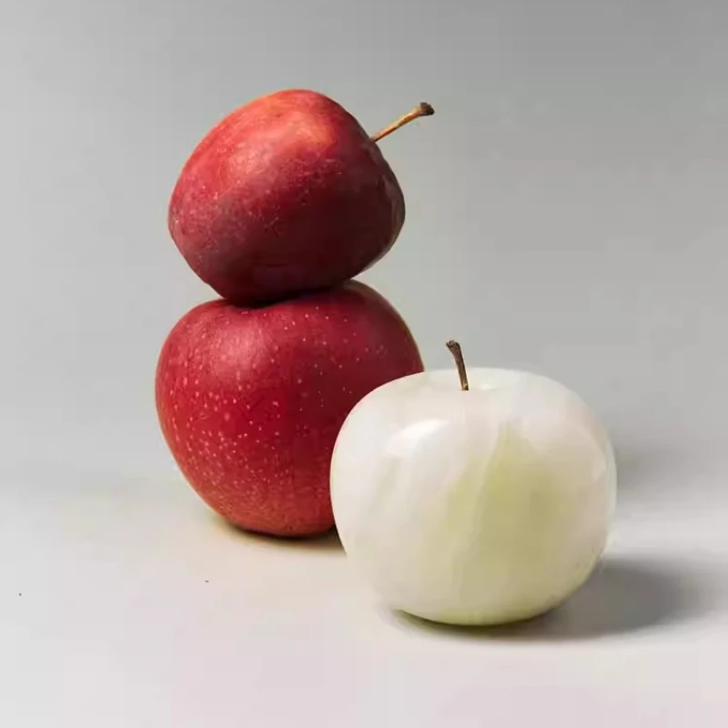 Natural jade handmade apple fragrance insert gift box