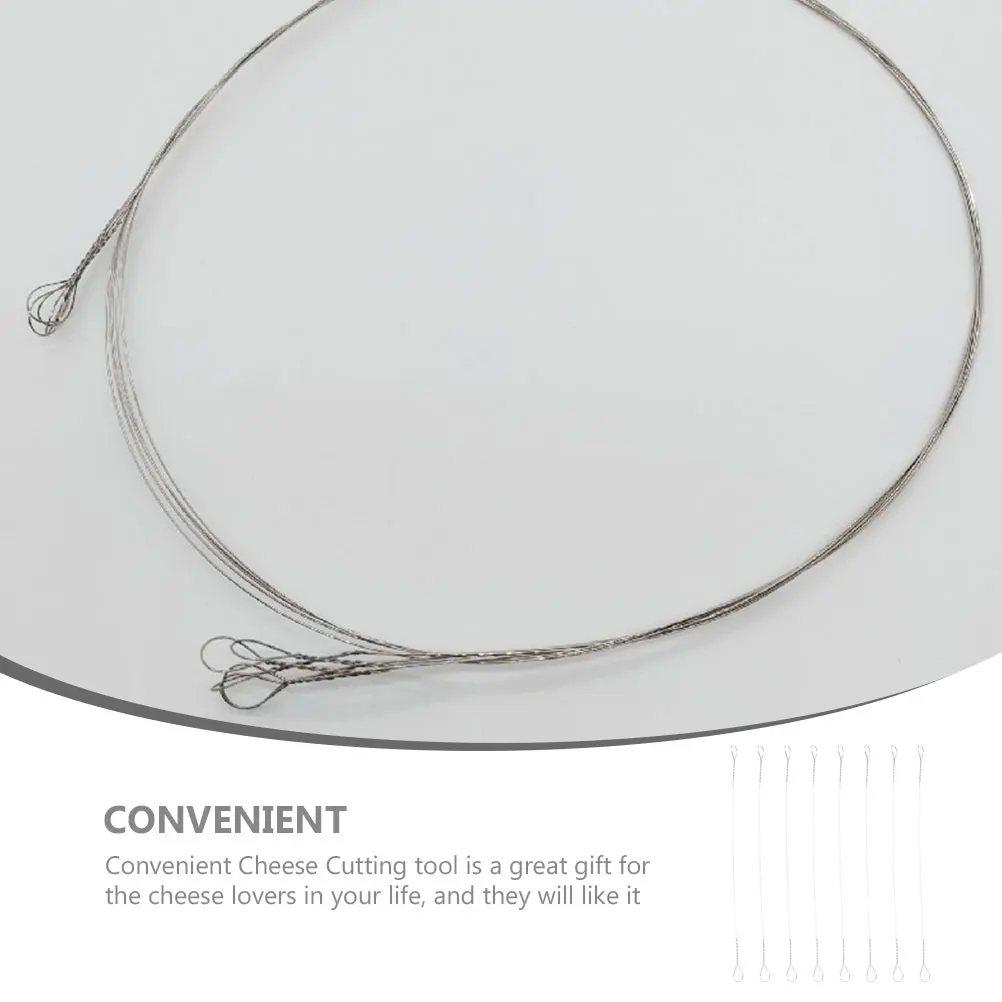 

8 piece Cheese Cutting Wire Stainless Steel Slicer Butter Cutting Tool Home Kitchen